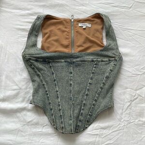 denim miaou corset